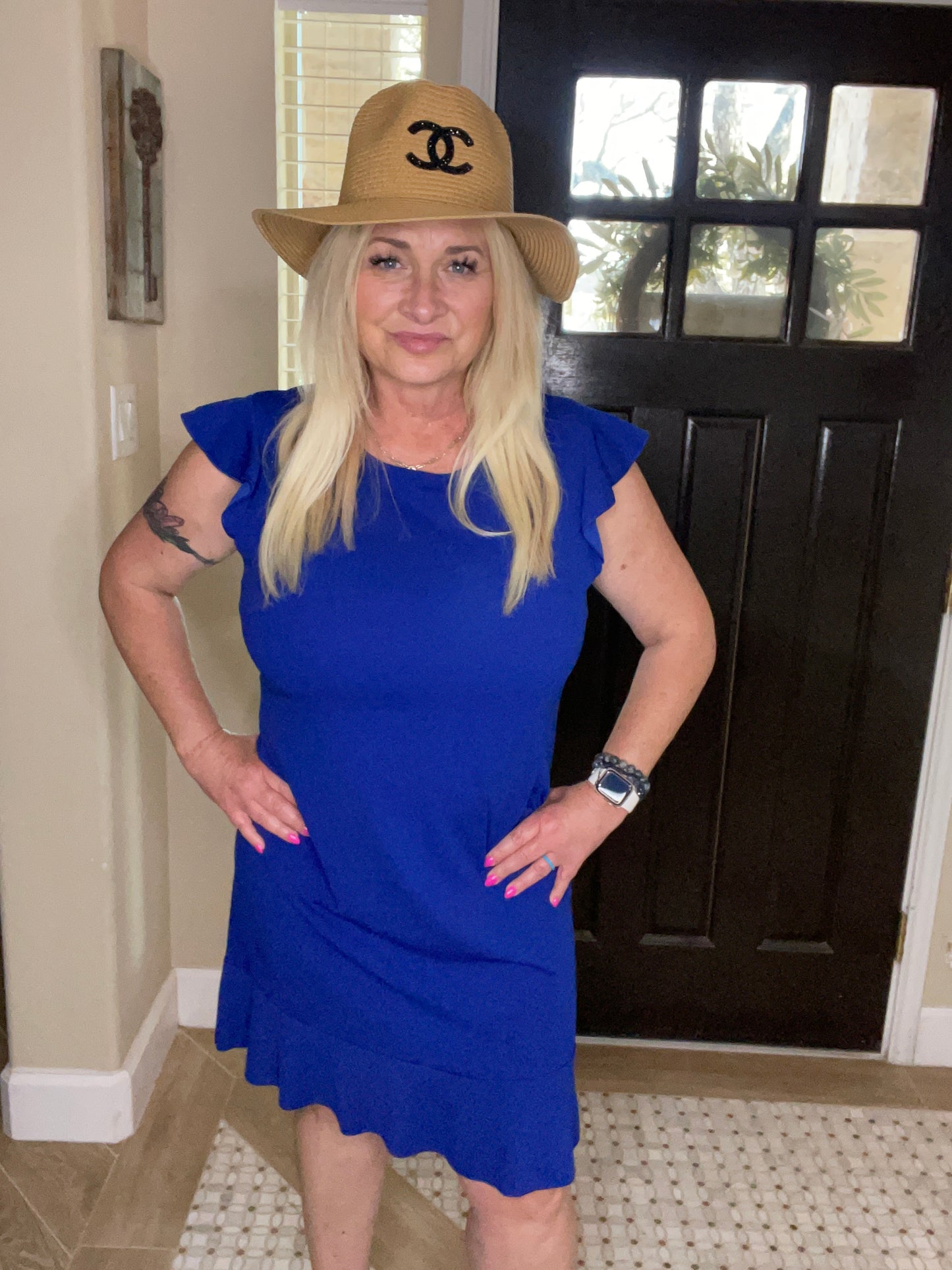 Summer Blue MIDI Dress