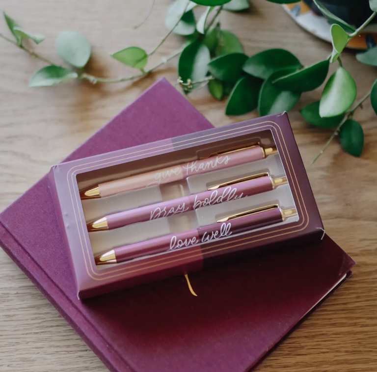 Rose Tone Pen Set